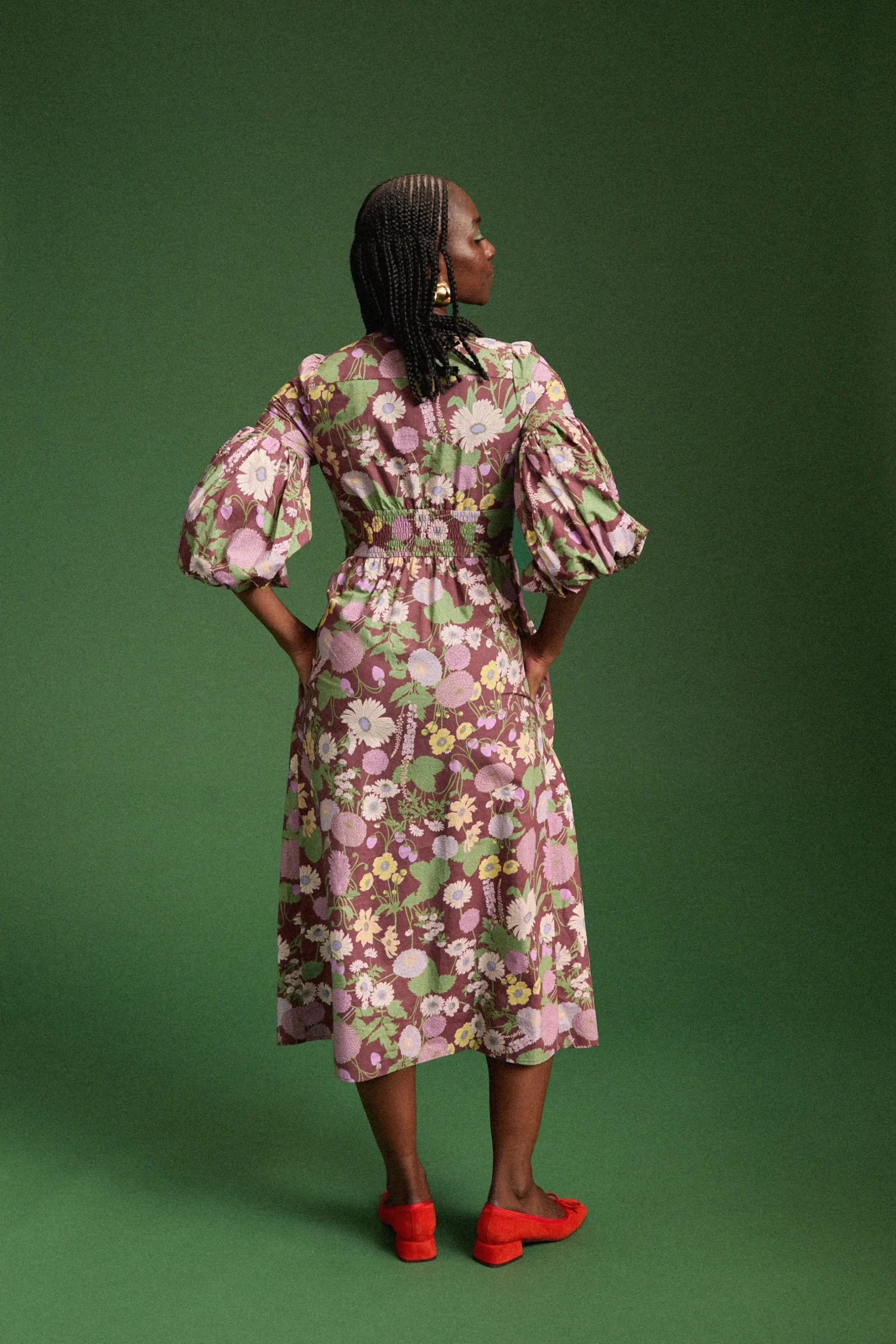 Make My Lemonade ROBE LEANDRA AUTUMN FLOWER MARKET< Robes & Combis