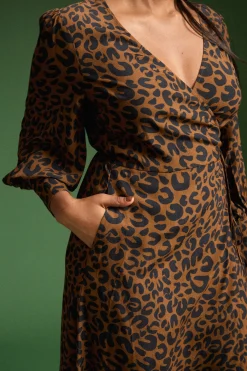 Make My Lemonade ROBE MARLA LEOPARD< Robes & Combis