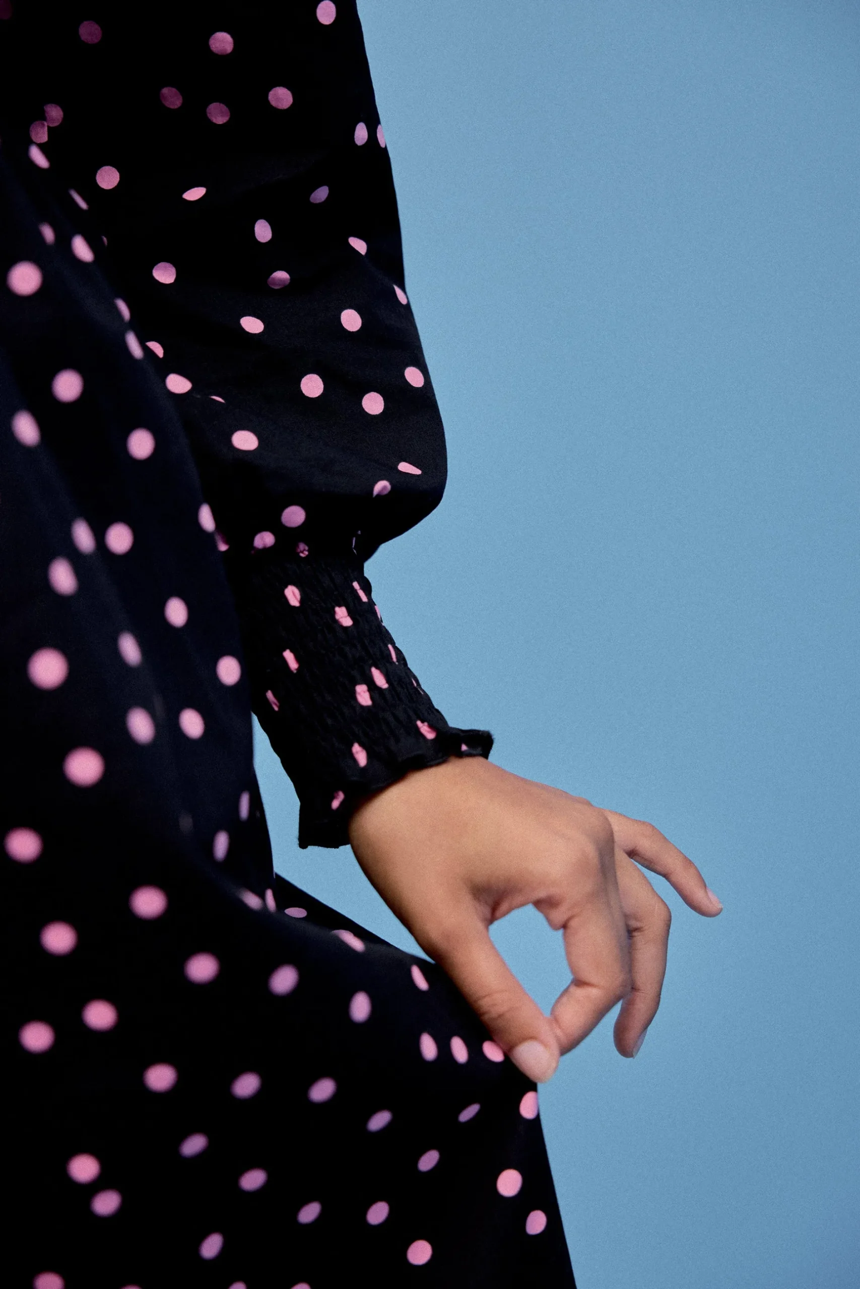 Make My Lemonade ROBE ROSE POLKA ROSE< Robes & Combis