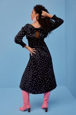 Make My Lemonade ROBE ROSE POLKA ROSE< Robes & Combis