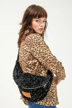 Make My Lemonade SAC BANANA SEQUINS NOIRS< Bananes|Sacs & Bananes