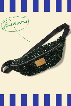 Make My Lemonade SAC BANANA SEQUINS VERTS< Bananes|Sacs & Bananes