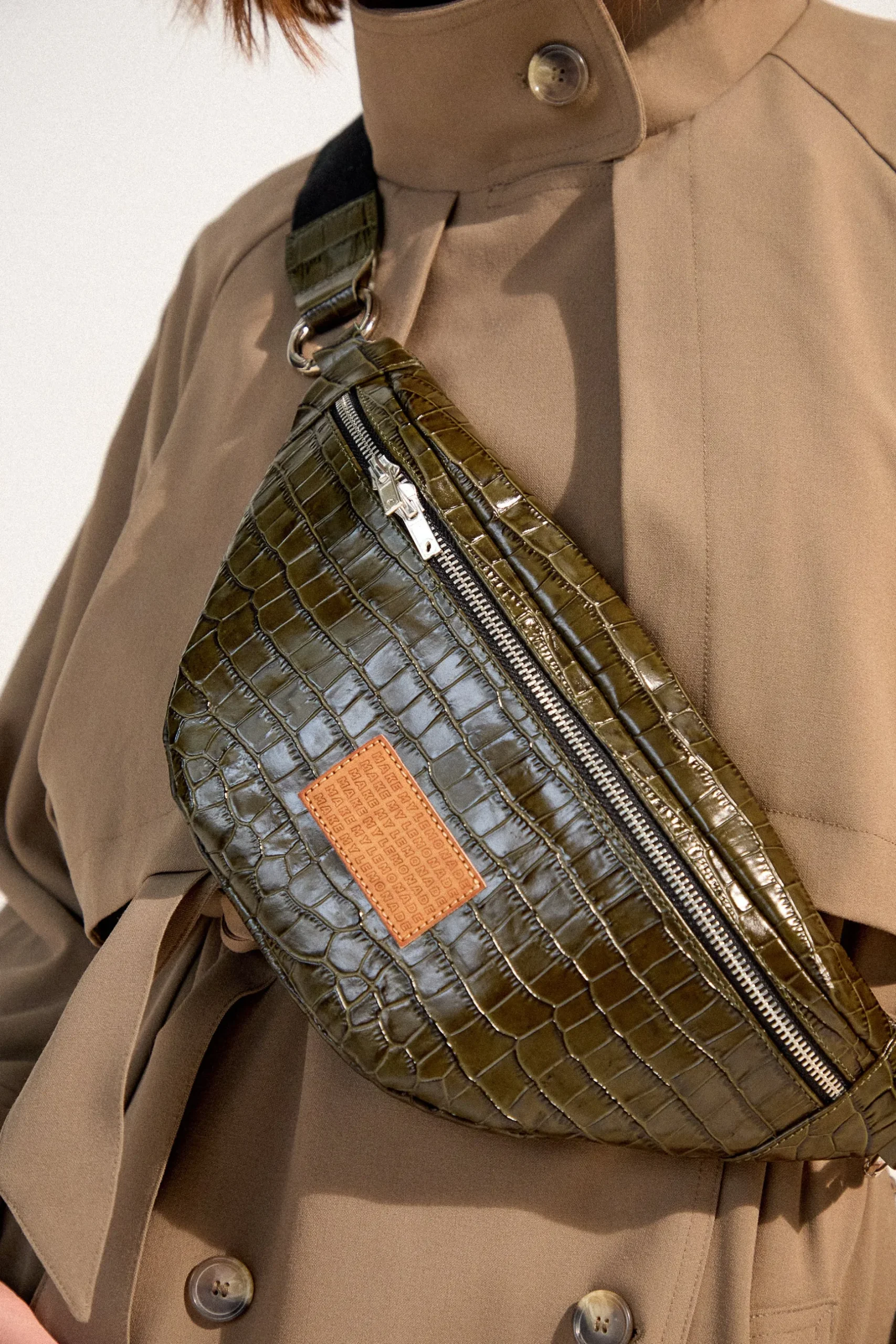 Make My Lemonade SAC GLORIA CUIR EFFET CROCO< Bananes|Sacs & Bananes