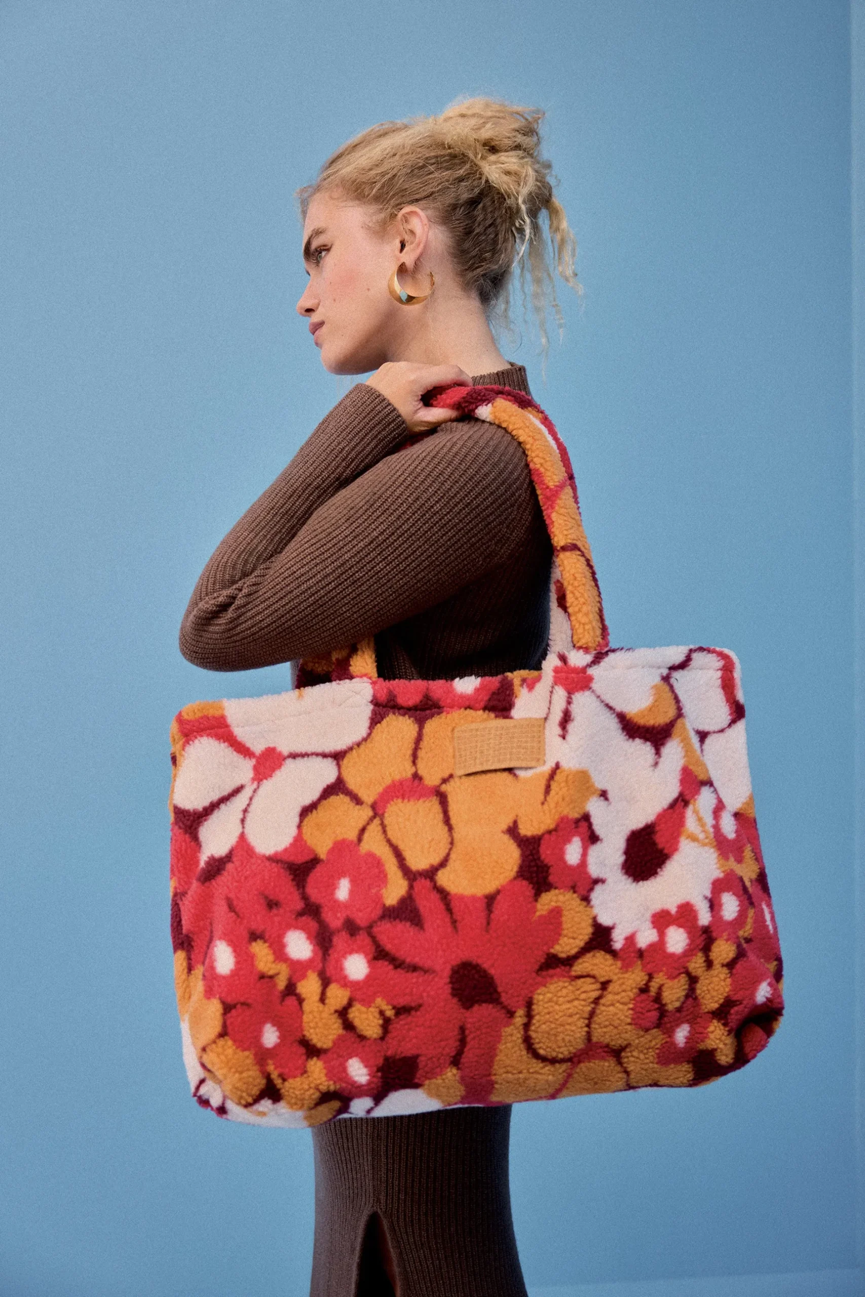 Make My Lemonade SAC MOUMOUTE FLEURS ORANGE< Sacs & Bananes