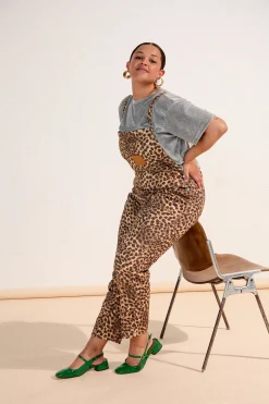 Make My Lemonade SALOPETTE RAMONA LEOPARD< Robes & Combis