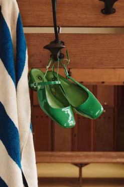 Make My Lemonade SANDALES POLLY VERNIS SUPER GREEN< Chaussures