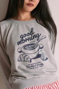 Make My Lemonade SWEAT MIA GOOD MORNING< Le Linge|Homewear