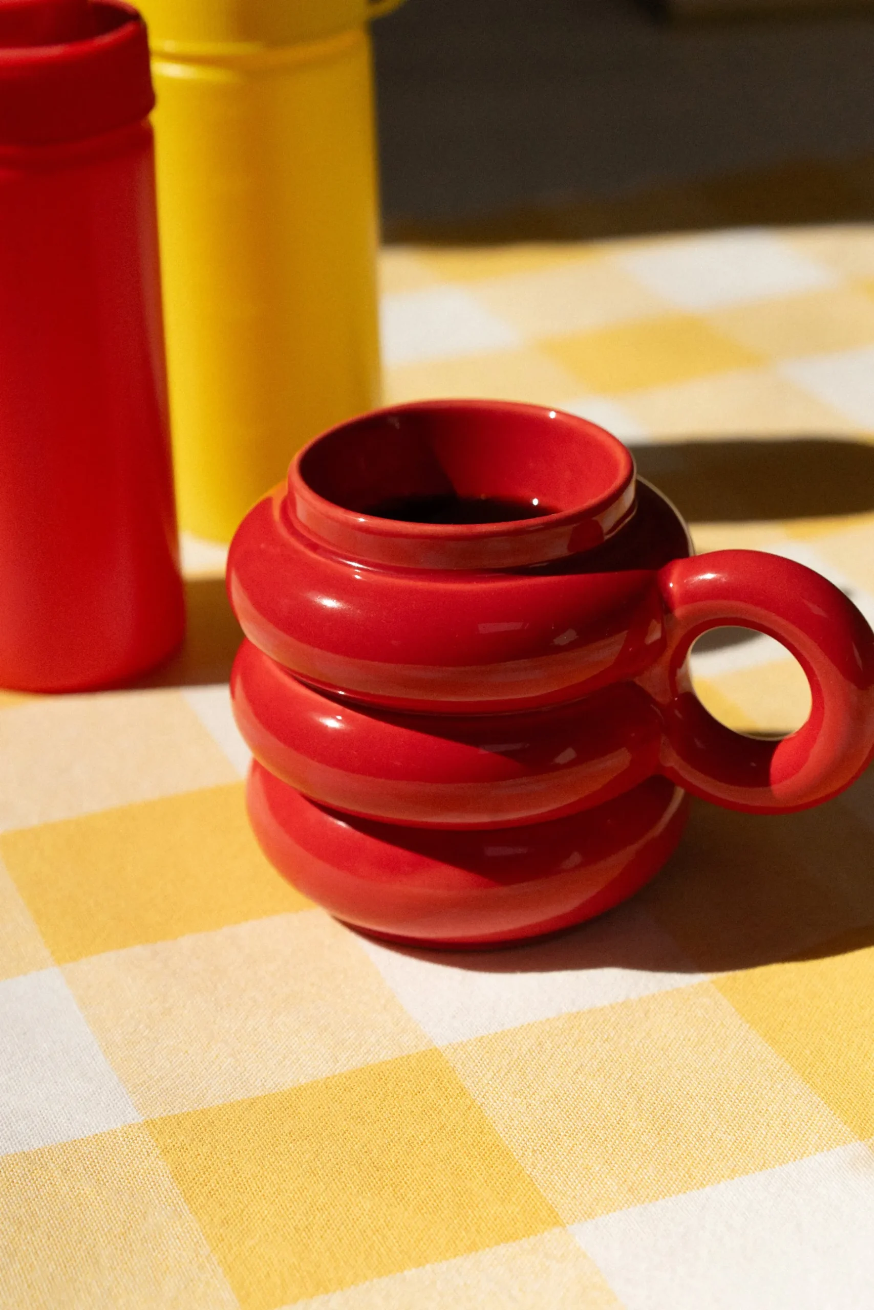 Make My Lemonade TASSE JOHN RED< Art De La Table