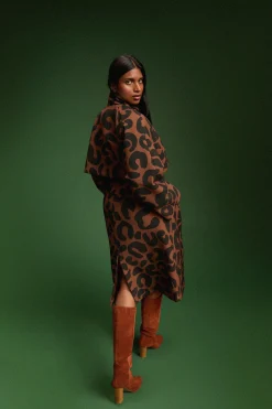Make My Lemonade TRENCH RAOUL LEOPARD< Vestes & Manteaux