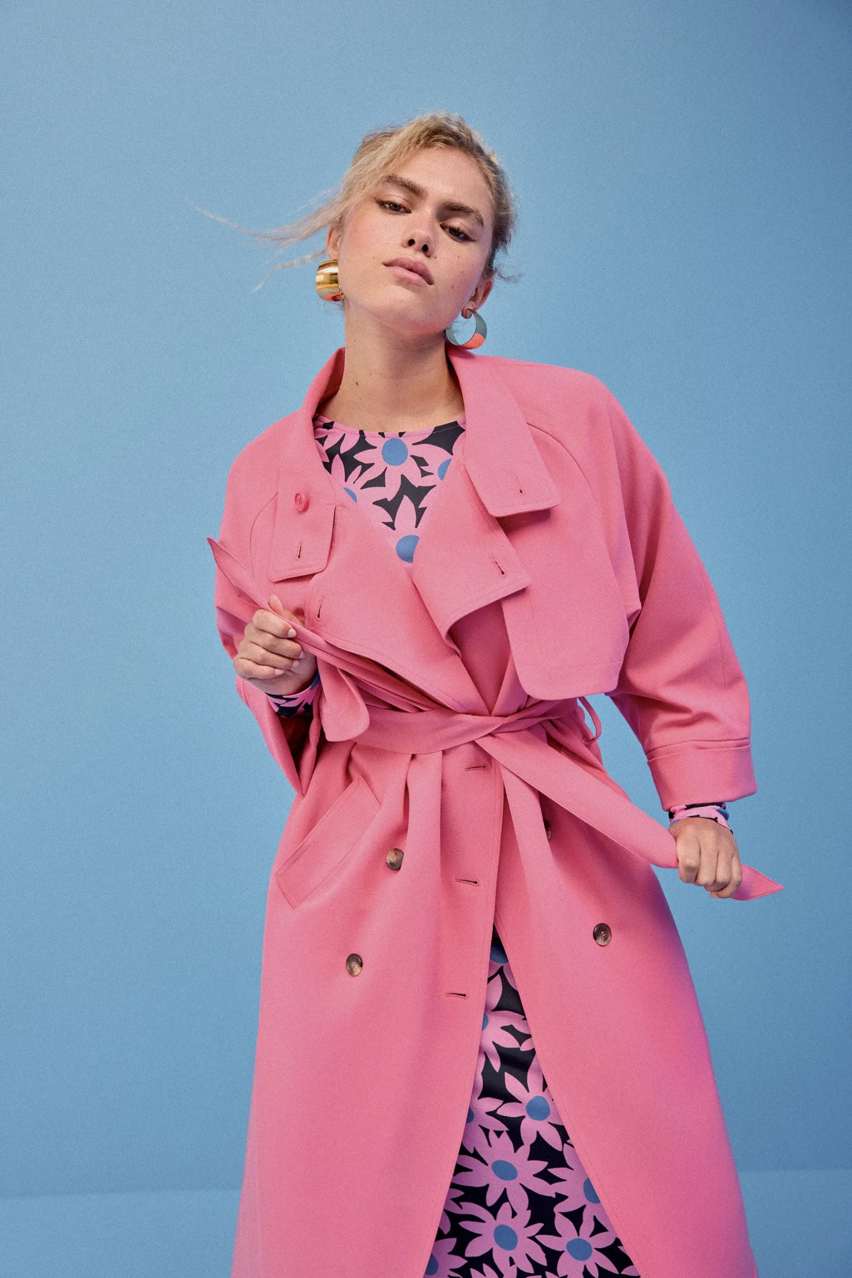 Make My Lemonade TRENCH RAOUL ROSE< Vestes & Manteaux
