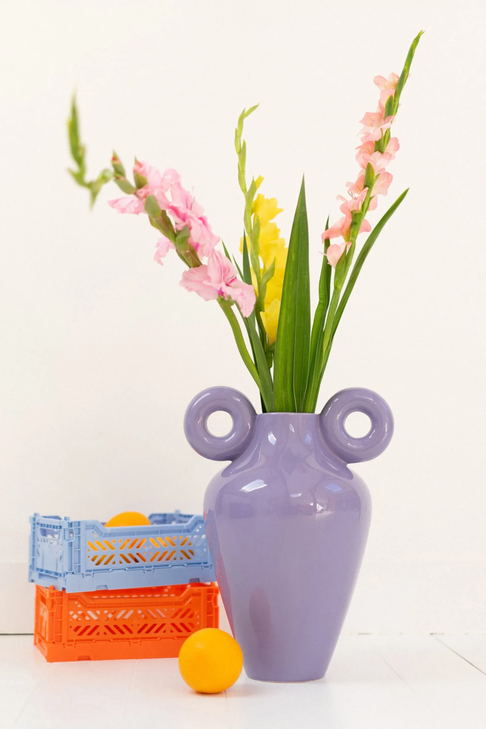 Make My Lemonade VASE GEORGES LILAS< Décorations