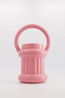 Make My Lemonade VASE OLIVER PINK< Décorations