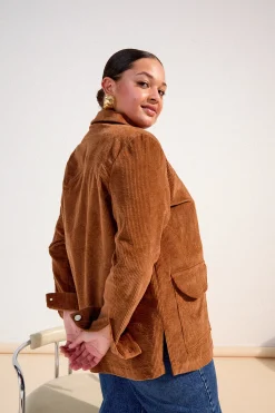 Make My Lemonade VESTE NINO VELOURS MACCHIATO< Vestes & Manteaux