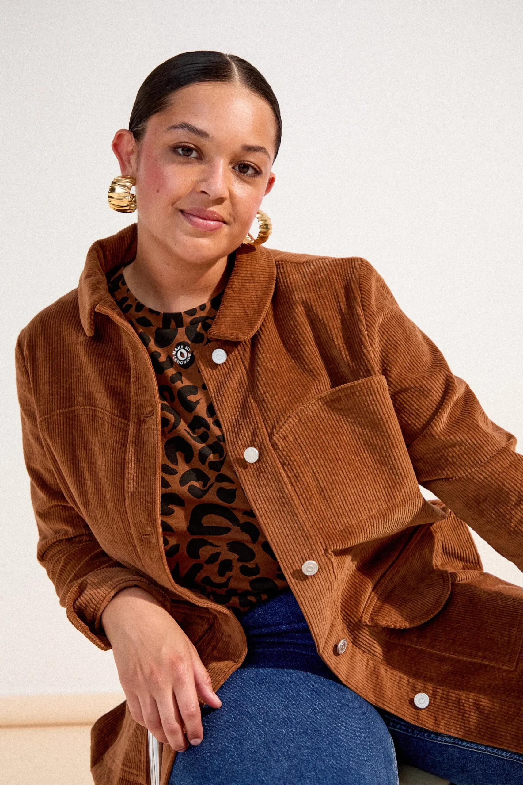 Make My Lemonade VESTE NINO VELOURS MACCHIATO< Vestes & Manteaux