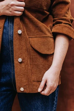 Make My Lemonade VESTE NINO VELOURS MACCHIATO< Vestes & Manteaux