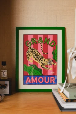 Make My Lemonade AFFICHE A3 GRAND AMOUR LEOPARD< Décorations