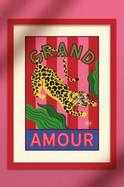 Make My Lemonade AFFICHE A3 GRAND AMOUR LEOPARD< Décorations