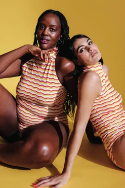 Make My Lemonade BODY POLLY RAYURES WAVY< Bodys