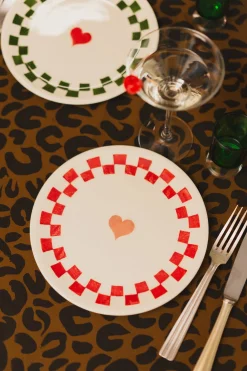 Make My Lemonade LOT DE 2 ASSIETTES ELIZA CHESS< Art De La Table