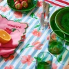 Make My Lemonade NAPPE AMELIA BLUE FLOWERS STRIPES< Art De La Table|Le Linge