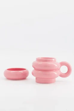 Make My Lemonade TASSE JOHN PINK< Art De La Table